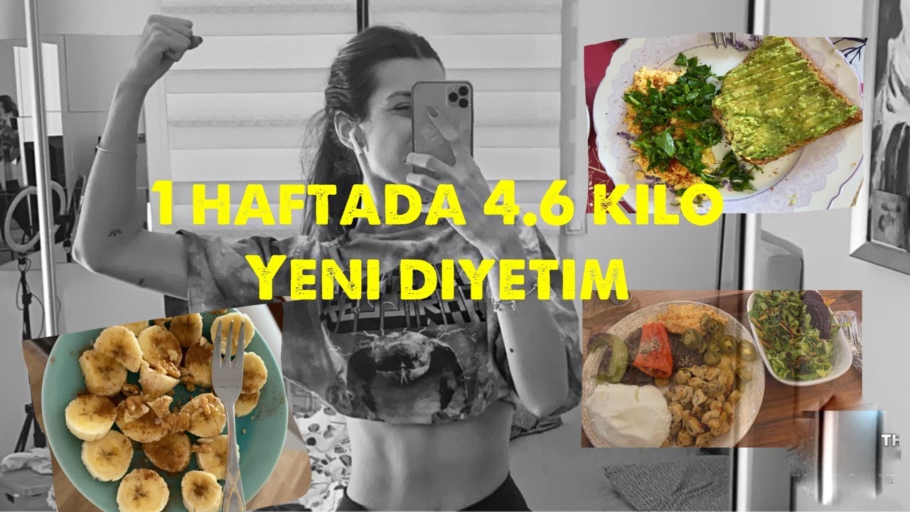 1 haftada 4.6 kilo verdim. Yeni diyetim, spor, üniversite, vlog...