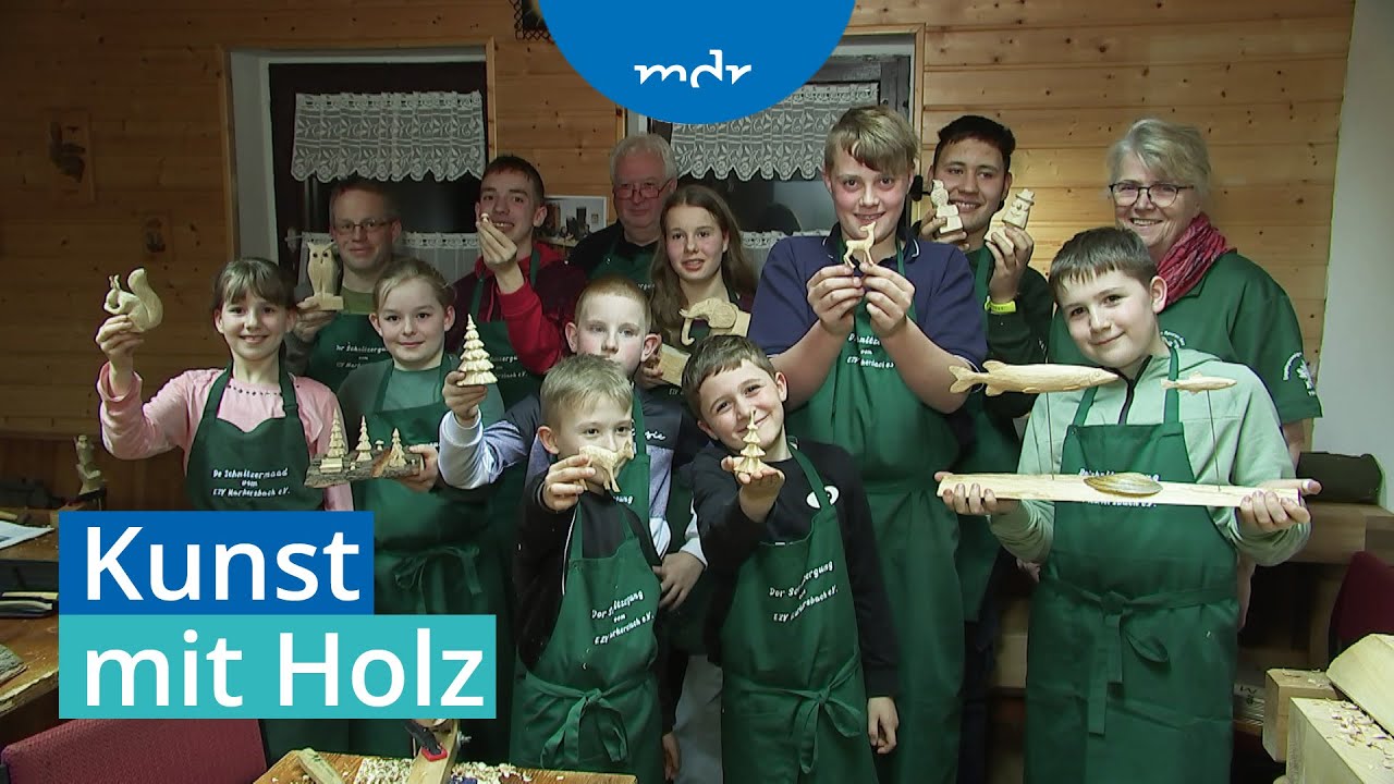 Holzschnitzen im Erzgebirge: Seltenes Handwerk wieder sehr beliebt bei jungen Leuten | MDR um 4