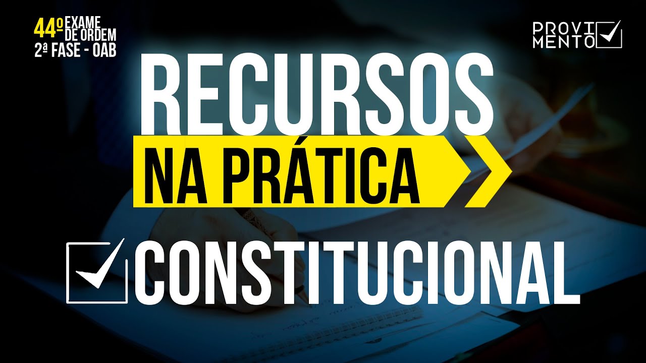 Recurso na Pr&aacute;tica -  CONSTITUCIONAL | Prof&ordm; Maur&iacute;cio Gieseler