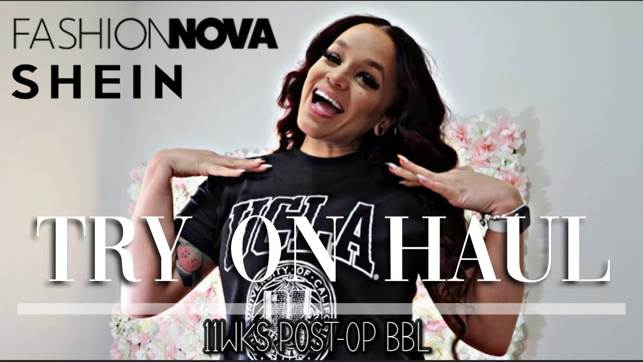 TRY ON HAUL | FASHION NOVA • SHEIN • 11WKS PO BBL | CARIBONNITA