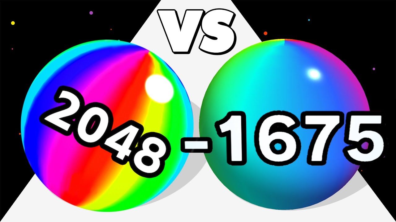 CALCULATE BALL (vs) BALL RUN 2048 - Fun Math Games