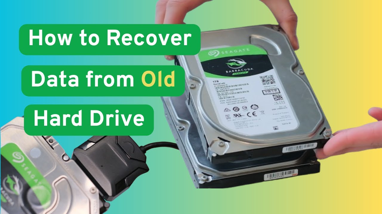 How to Recover Data from Old Hard Drive [2025 Guide]