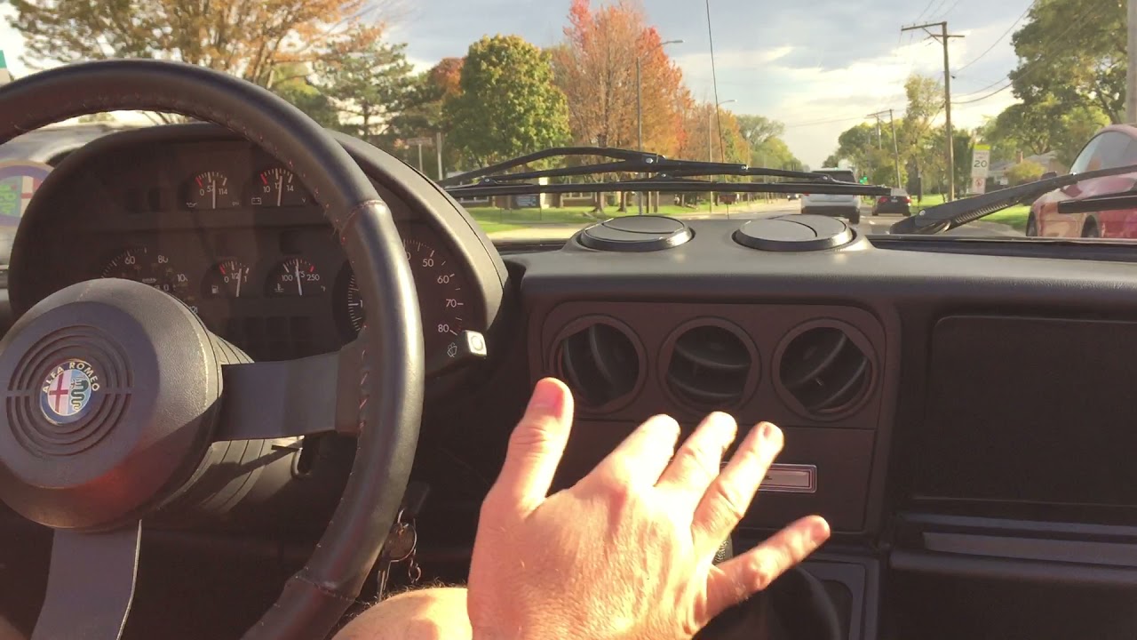 86' Alfa Spider Top Down Mixed Driving Ride Along
