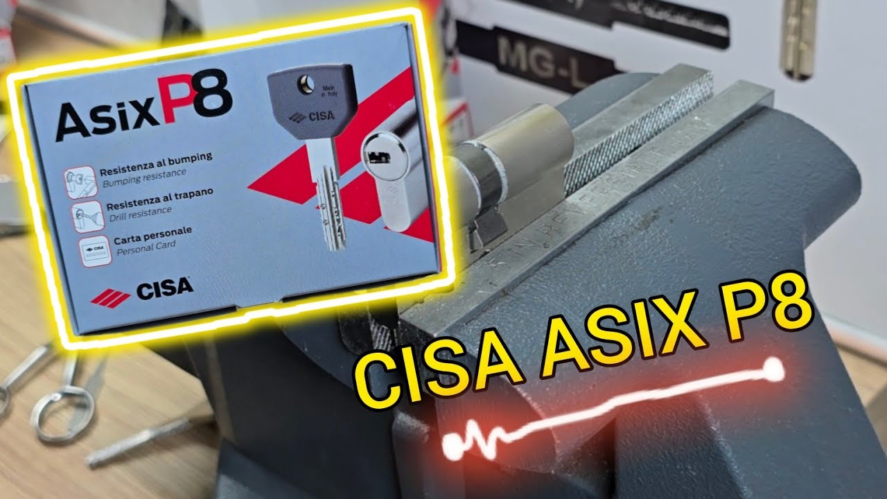 Cisa Asix p8 отмычка самоимпрессия для итальянских замков!