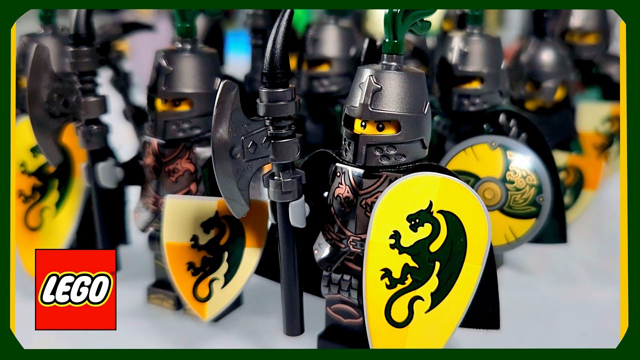 Армия и замок зеленого дракона LEGO Green Dragon