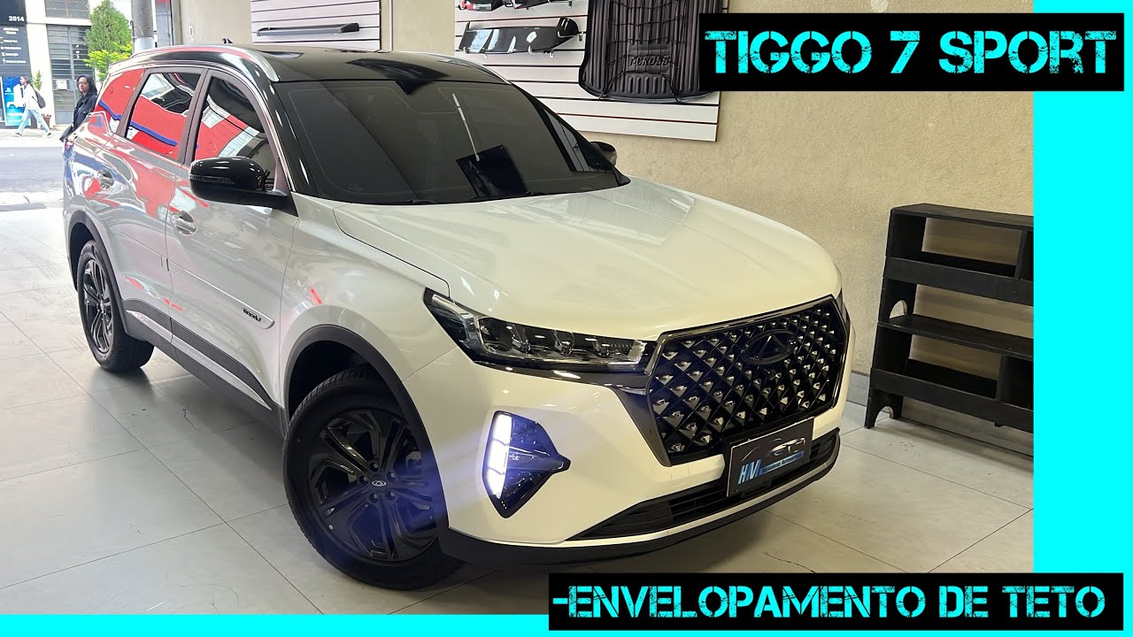 TIGGO 7 SPORT, ENVELOPAMENTO TETO