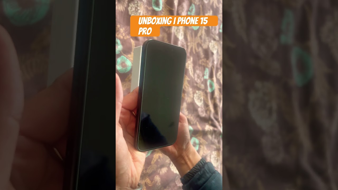 Unboxing i phone 15 pro #punjabishorts #punjabi #iphone #gift #present #desi #hardwork