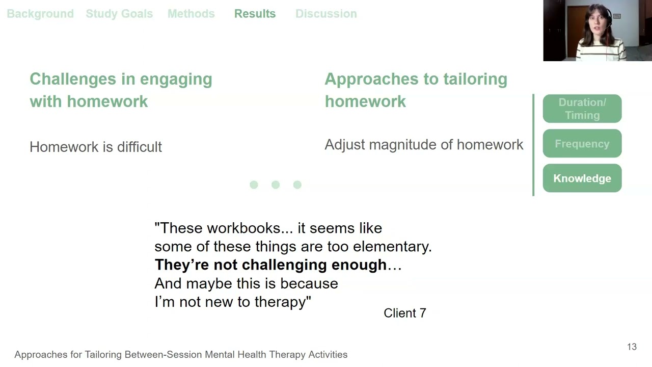 Approaches for tailoring between-session mental health therapy activities