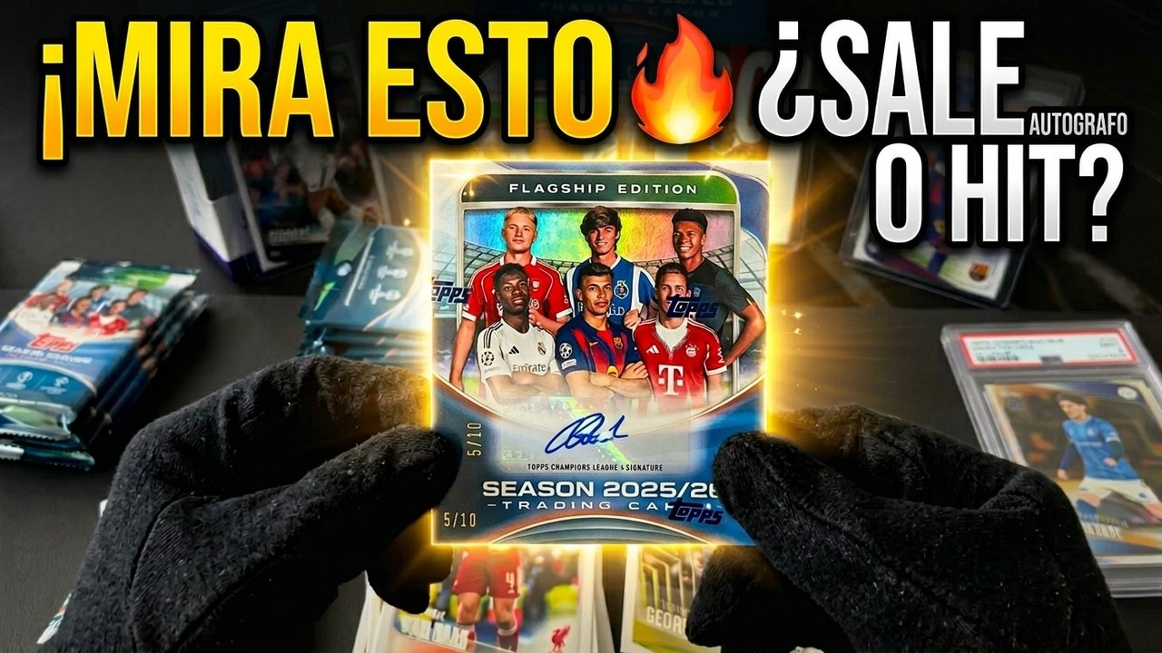 ABRO la SEGUNDA CAJA de Topps Champions League y ESTO pasó 🔥⚽