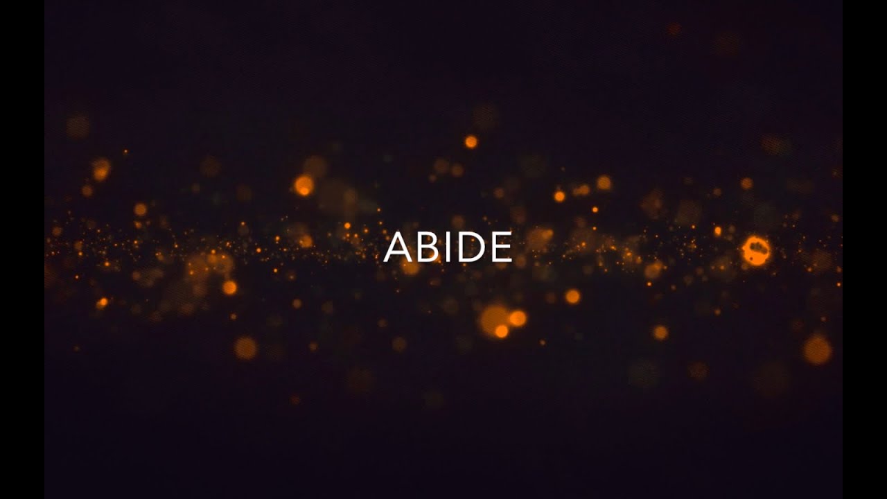ABIDE BY JONNY WRIGHT LYRIC VIDEO