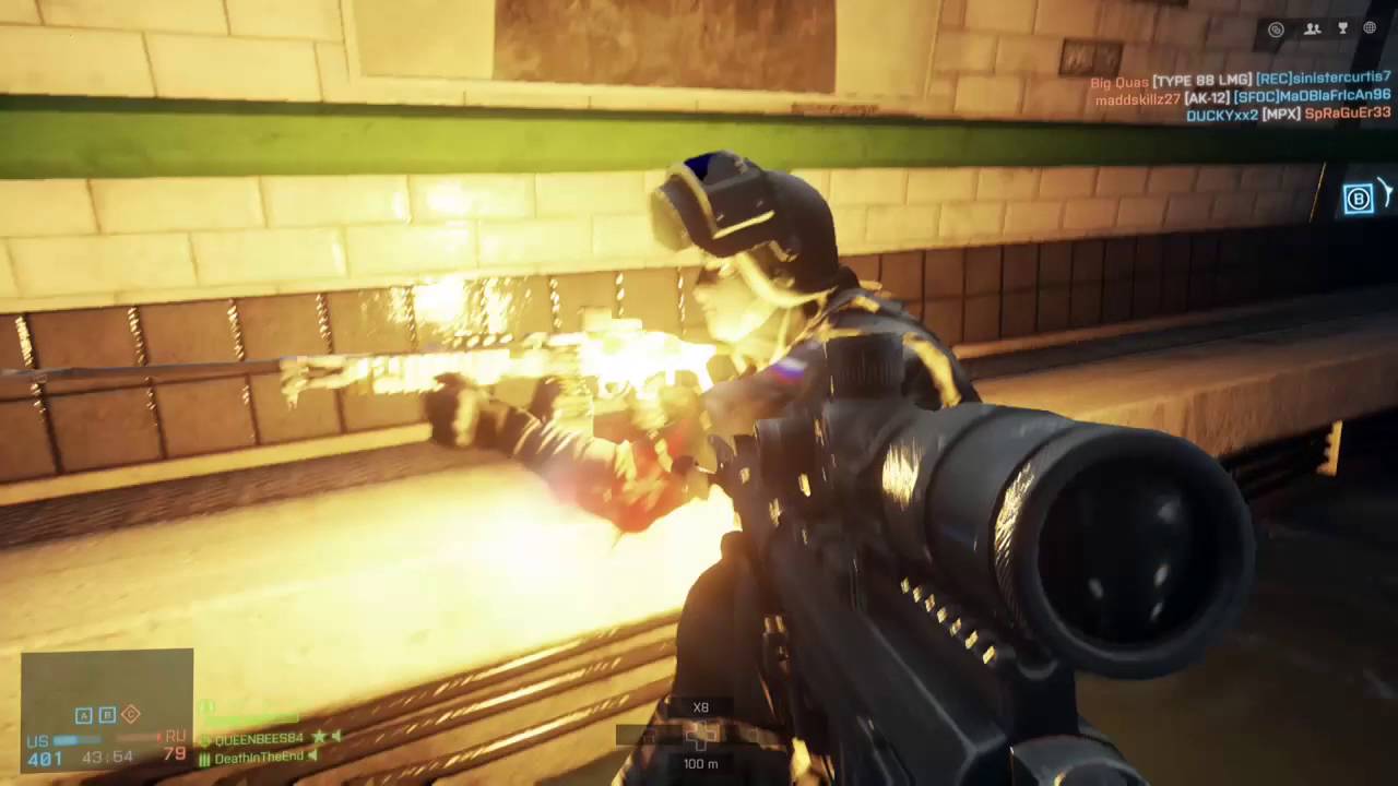 Crazy spawn attack Battlefield 4