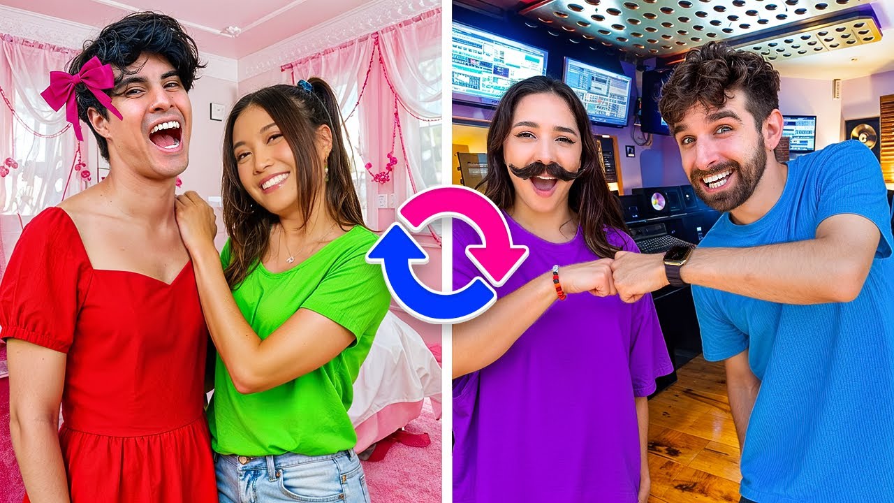 I Switched Lives With My GIRLFRIEND For 24 HOURS!!!
