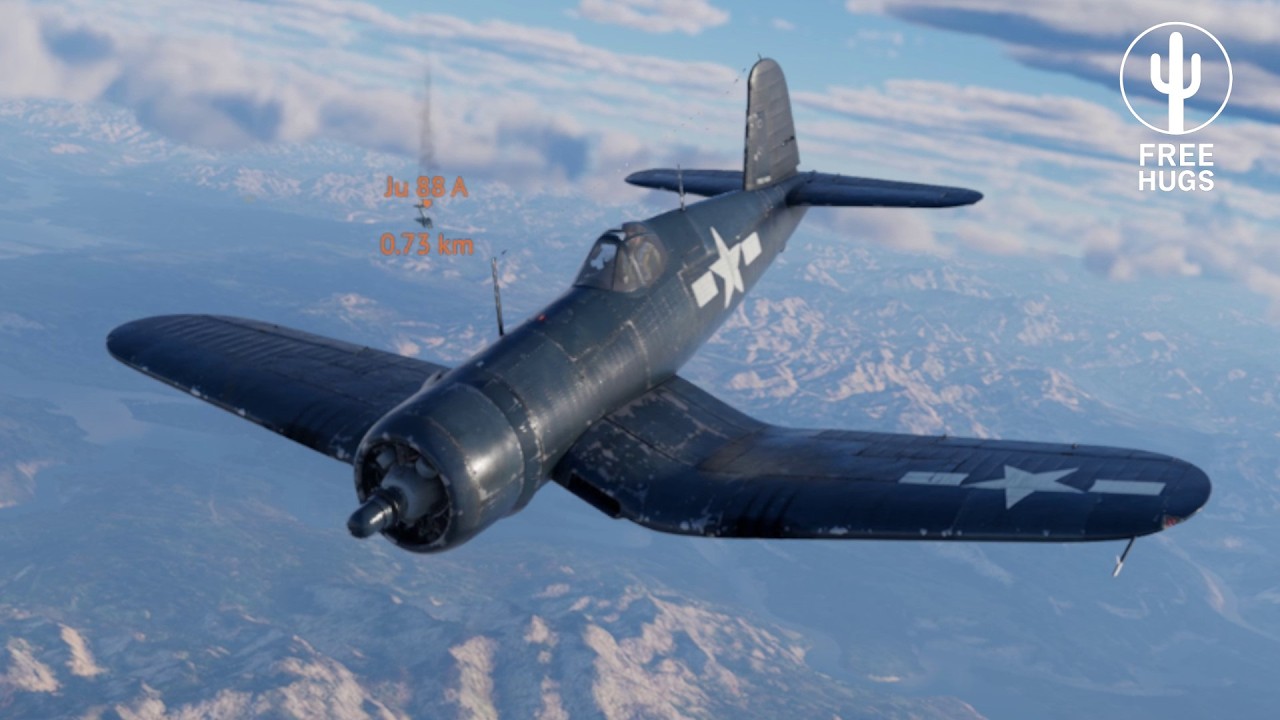 F4U-1A (USMC) Corsair War Thunder Gameplay | no commentary