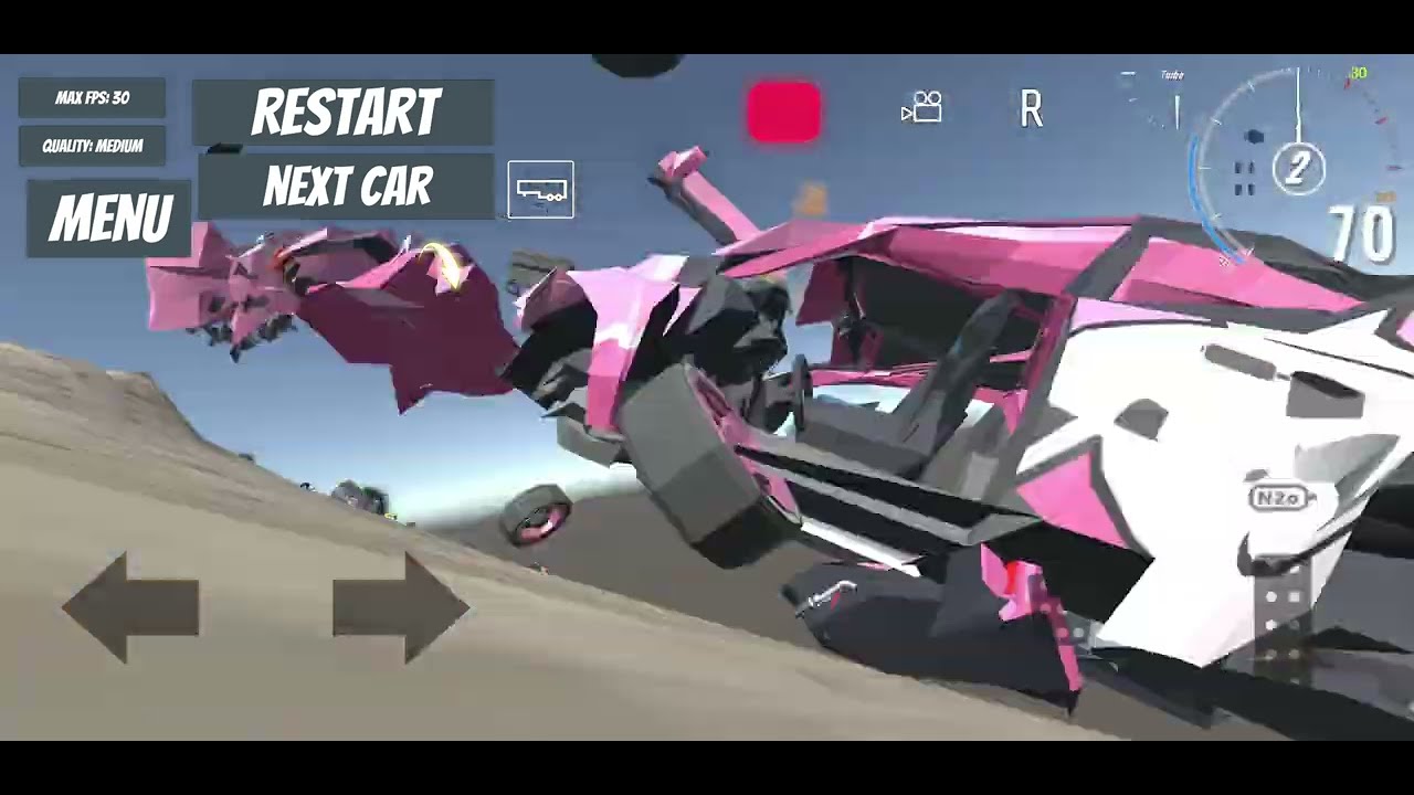 car crash and smash weird truck