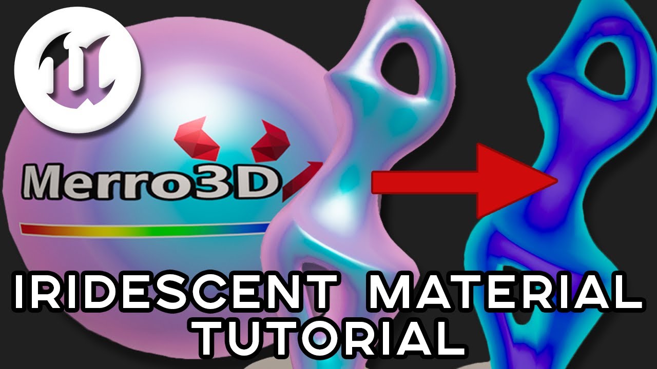 CUSTOMIZABLE iridescent material tutorial - Unreal Engine