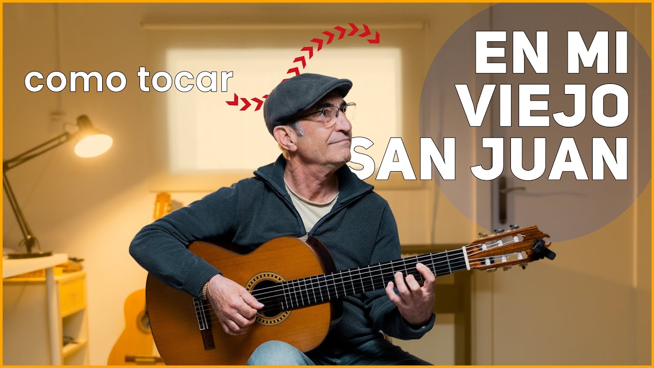 Como tocar EN MI VIEJO SAN JUAN en Guitarra 👍| acordes & tabs con INTRO👌