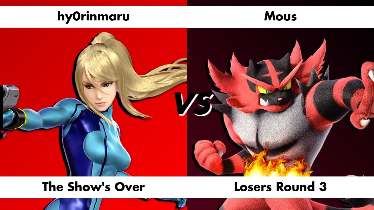The Show's Over - hy0rinmaru (Zero Suit Samus) vs Mous (Incineroar) [LR3]