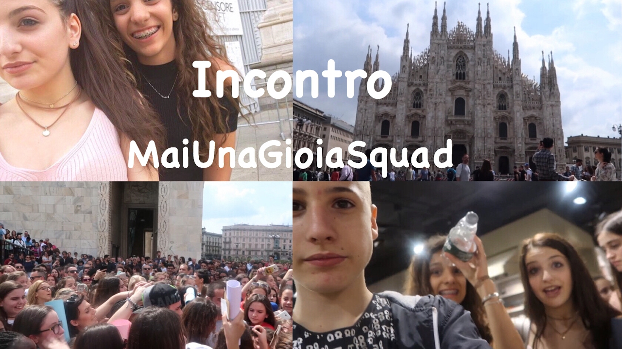 INCONTRO MAIUNAGIOIASQUAD A MILANO || Vlog 14/05/2017