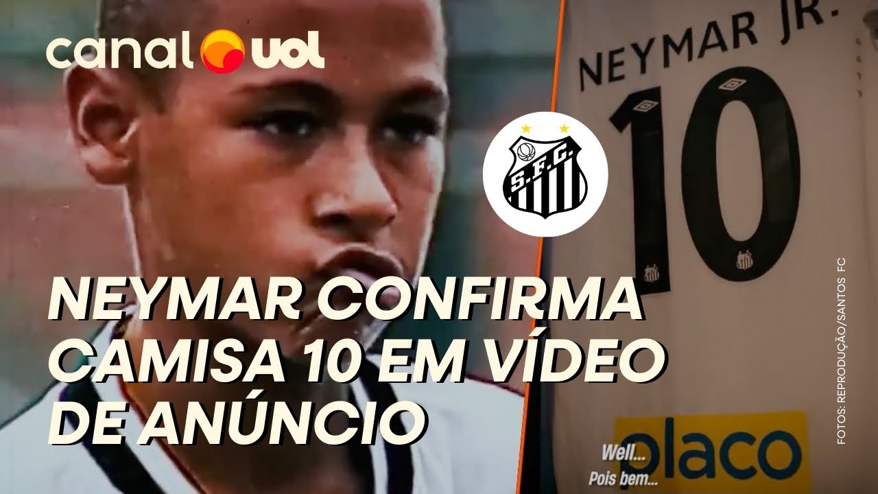 APRESENTA&Ccedil;&Atilde;O DE NEYMAR NO SANTOS: V&Iacute;DEO DIVULGADO PELO CLUBE CONFIRMA CAMISA 10 E PEDIDO DE PEL&Eacute;