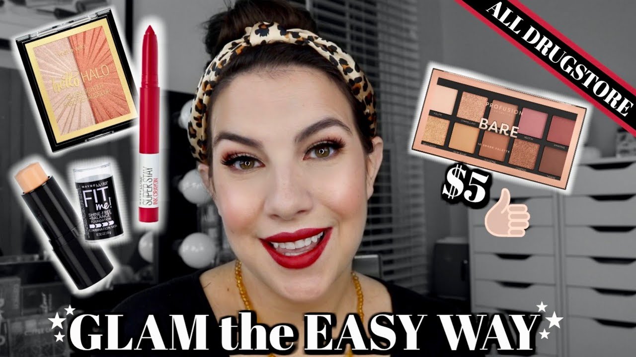 GLAM… but with the easiest, low-fuss makeup