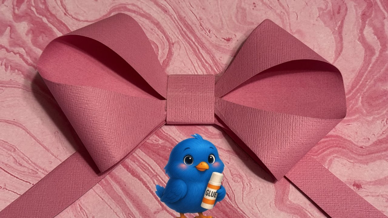 Paper Bows for Valentine’s Day