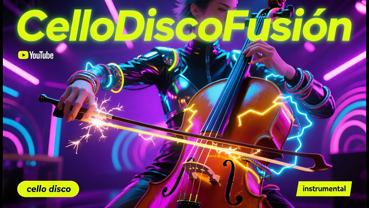Electric Cello Rhythms Fusion | Cello Disco | CraigsAIMusic