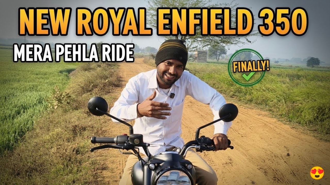 Finally , आ गई मेरी पहली ✨ Royal Enfield 350 Classic 😍 