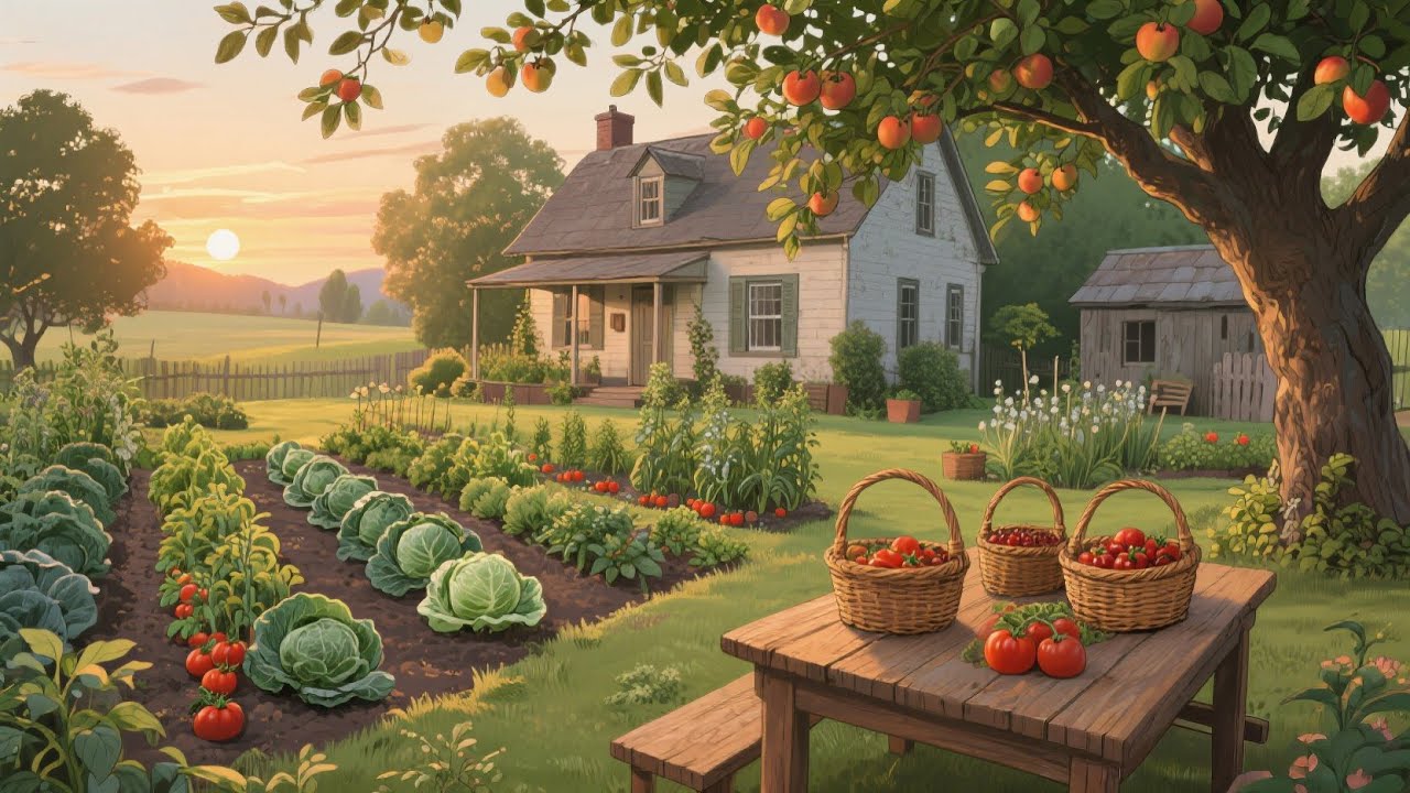 A Vintage 1950s Garden — Another Room Where Time Slows Among Blooming Corners