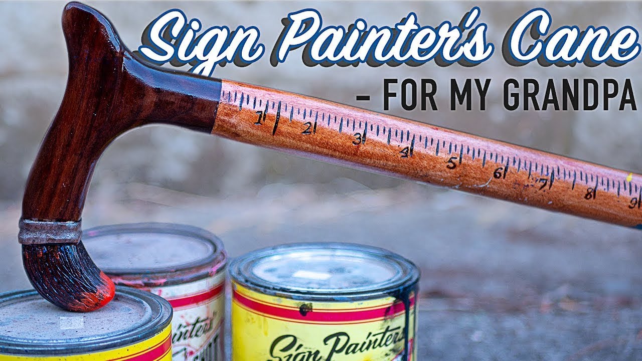 Carving A Walking Stick For My Sign Painter Grandpa