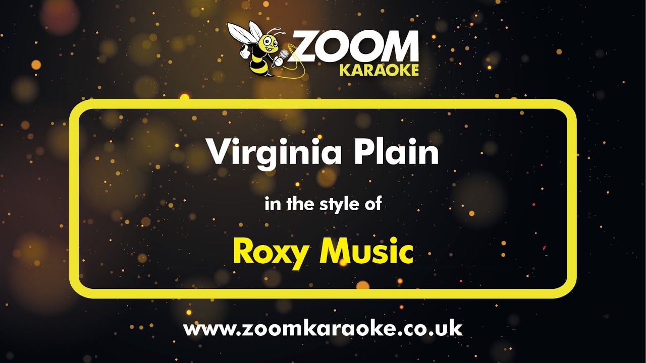 Roxy Music - Virginia Plain - Karaoke Version from Zoom Karaoke