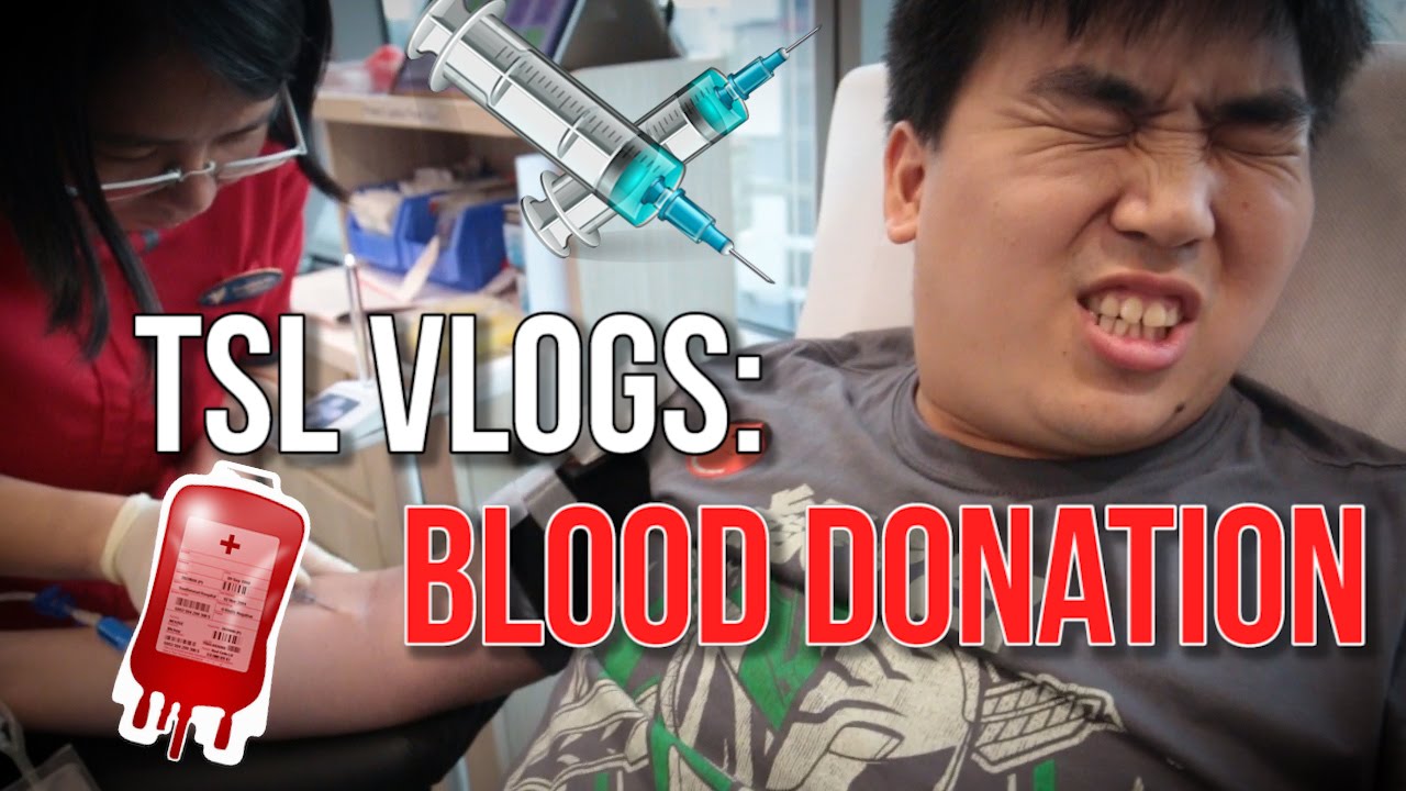 Donating Half A KG Of Blood In Singapore | TSL Vlogs