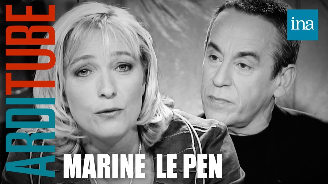 Propos polémiques : Marine Le Pen défend Jeam-Marie Le Pen chez Thierry Ardisson | INA Arditube
