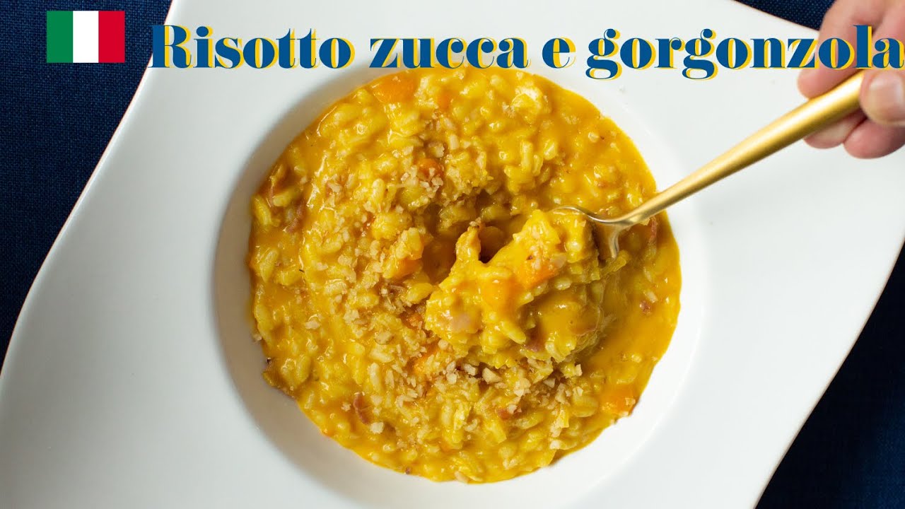 🇮🇹【カボチャとゴルゴンゾーラチーズのリゾット・Risotto zucca e gorgonzola】ハートを射止める💘絶品リゾット❣️ #40
