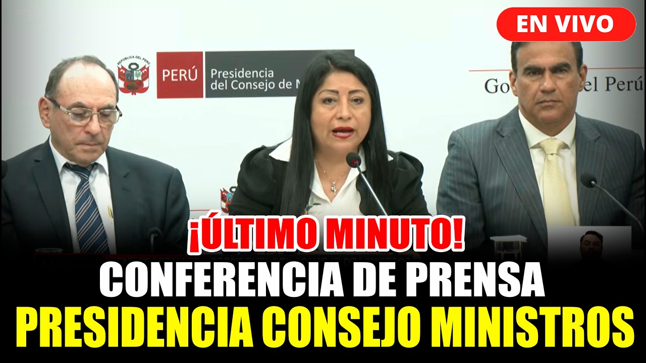 🔴¡ÚLTIMO MINUTO! PCM BRINDA CONFERENCIA TRAS DESABASTECIMIENTO DE GNV