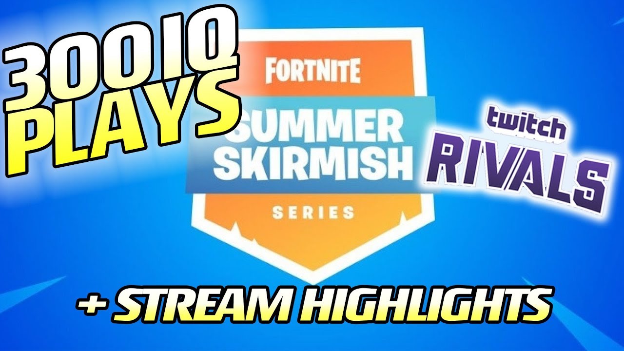 300IQ - TWITCH RIVALS - SUMMER SKIRMISH - STREAM HIGHLIGHTS  LOEYA playing FORTNITE
