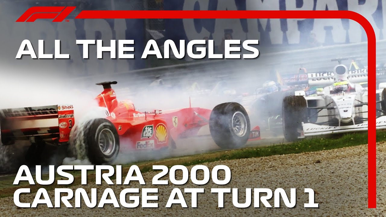 Mayhem At Turn 1! | All The Angles | 2000 Austrian Grand Prix
