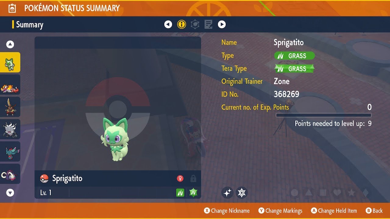 Hatching a shiny FEMALE Sprigatito