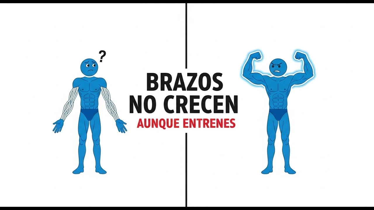 Entrenas Brazos Pero No Crecen? Aquí Está El Problema