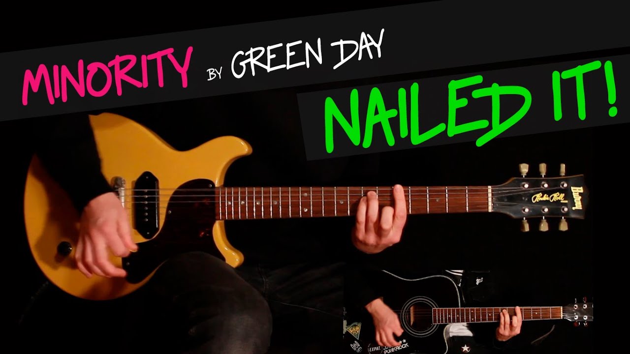 Minority - Green Day guitar cover by GV + chords