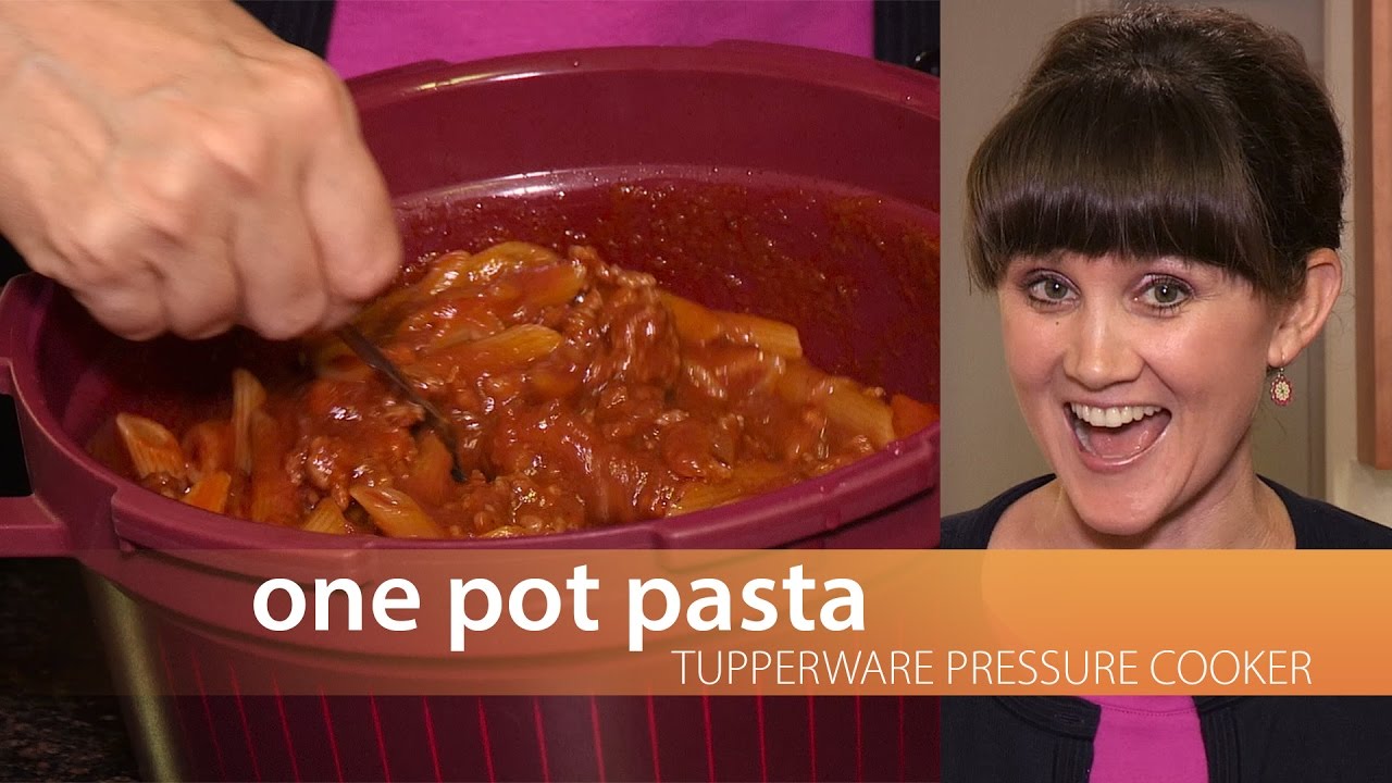 Tupperware Microwave Pressure Cooker - One Pot Pasta in 15 Minutes!