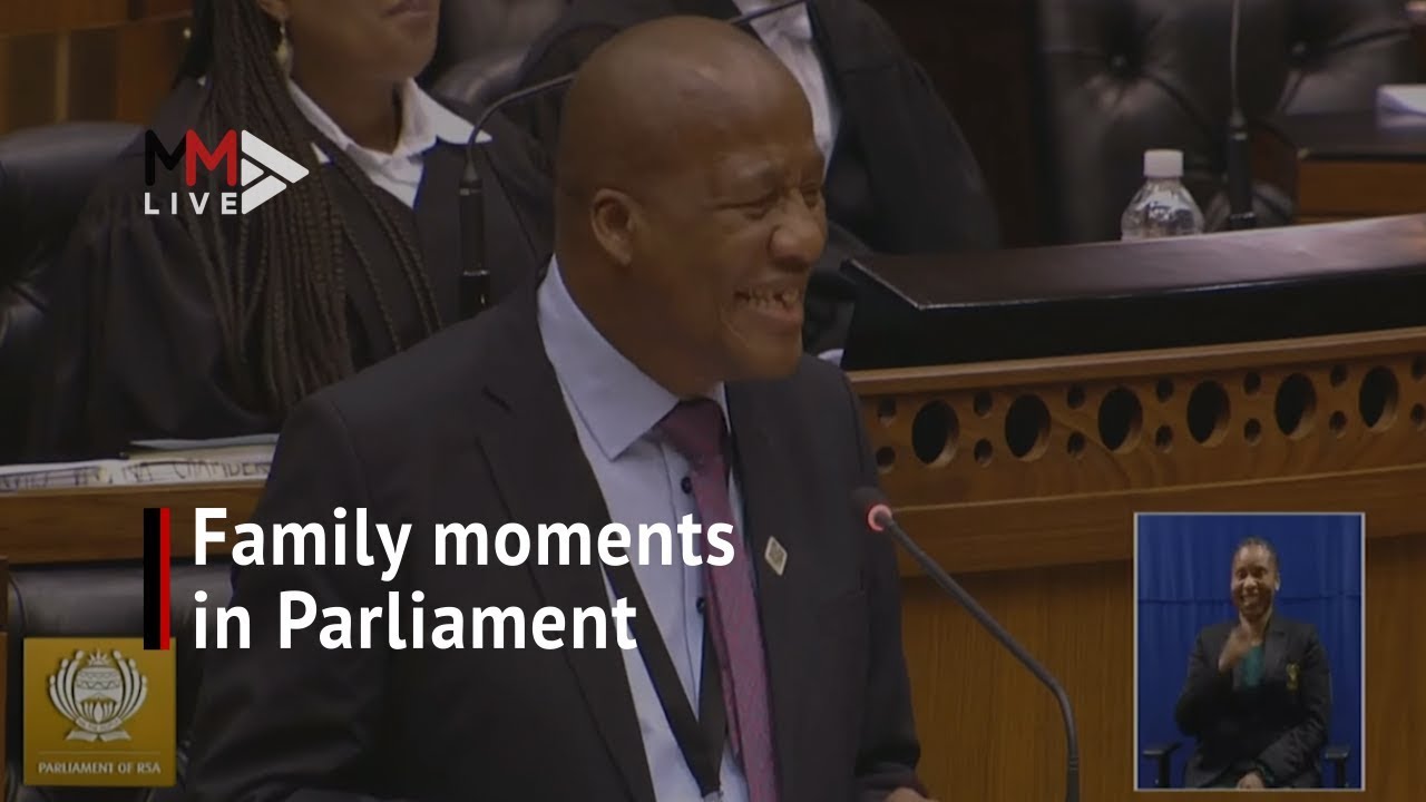 Jackson Mthembu shares cheeky moment with EFF, plus other family shoutout moments in Parliament