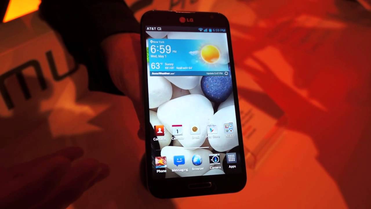 AT&T LG Optimus G Pro Qslide Multitasking Demo (HD)
