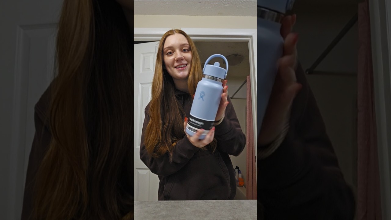 New hydro flasks??? #unboxing #haul #trend #fyp #hydroflask #waterbottle #cute