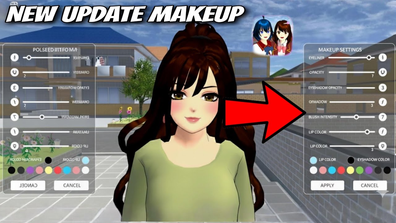 Tutorial New Update Makeup Sakura School Simulator 