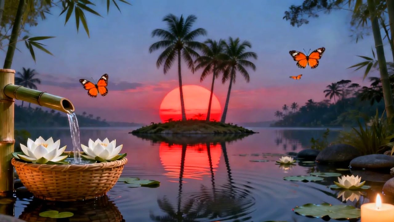 Japanese Spa Music 🍃 Natural Water Sounds for Healing & Stress Relief”