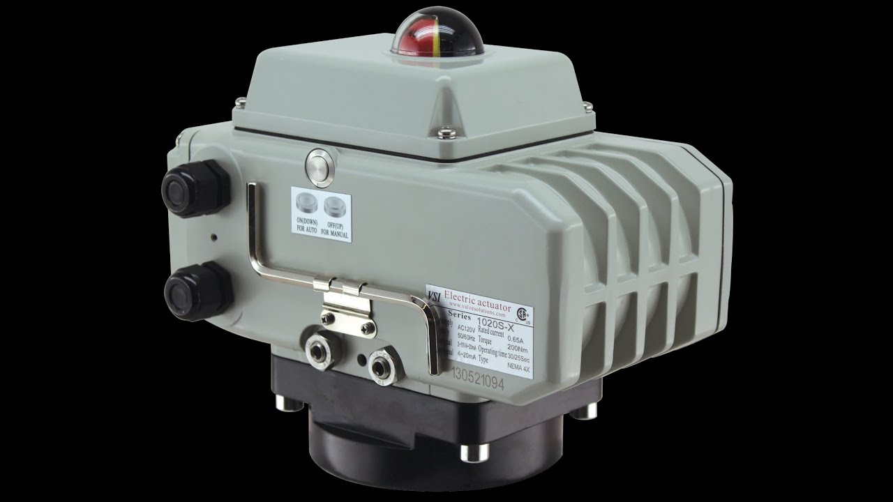 Series 1000S-X Electric Actuator Potentiometer Setting