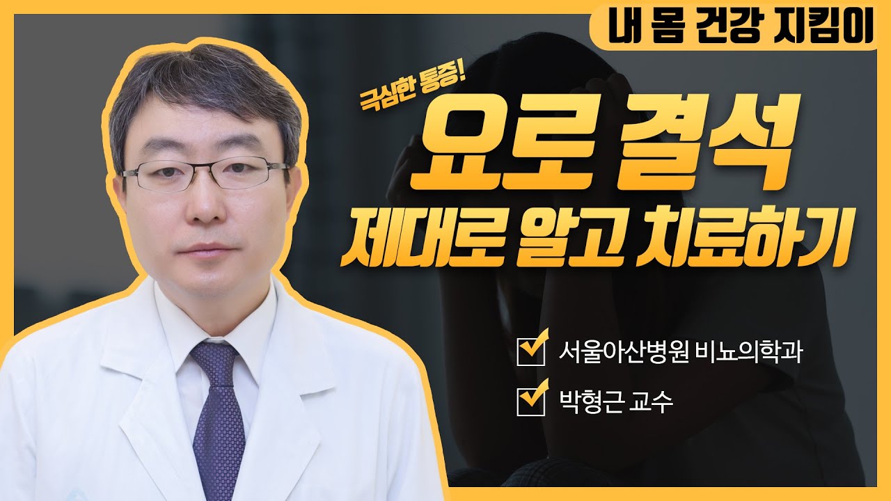 요로 결석의 진단과 치료ㅣ동아아산건강강좌