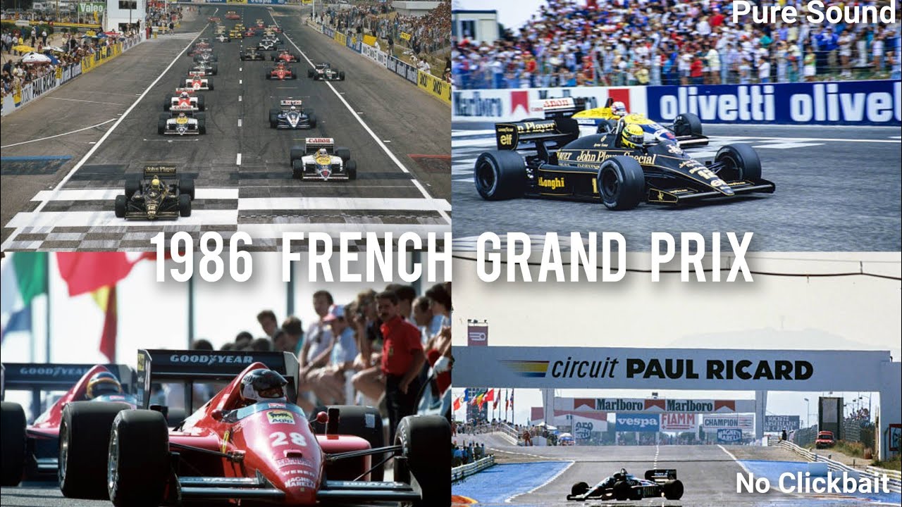 1986 French Grand Prix Pure Sound 