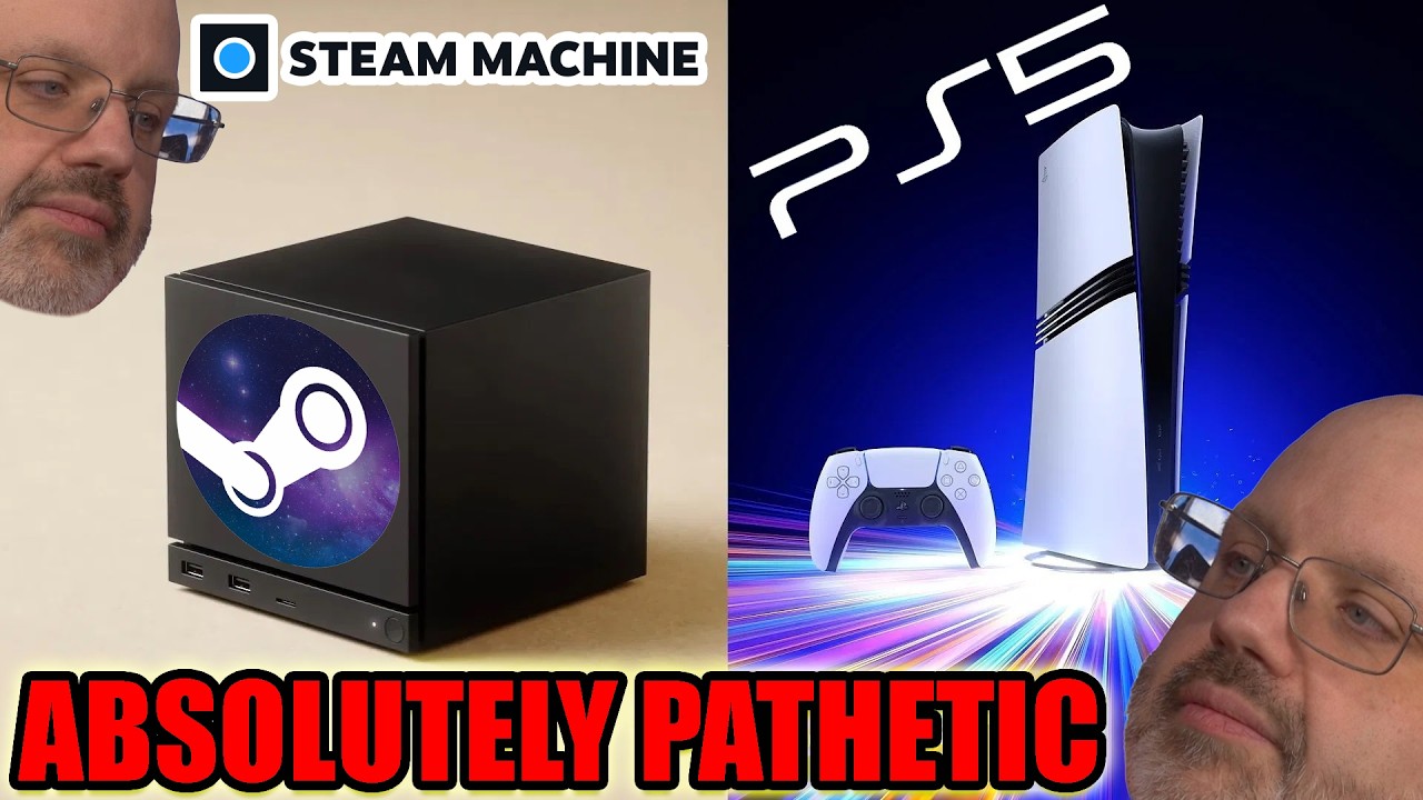 The BASE PLAYSTATION 5 EMBARRASSES THE STEAM MACHINE #steammachine
