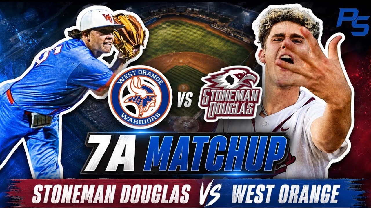 #2 TEAM IN THE NATION STONEMAN DOUGLAS (3-0) TAKES ON WEST ORANGE (3-0) IN A 7A POWERHOUSE MATCHUP
